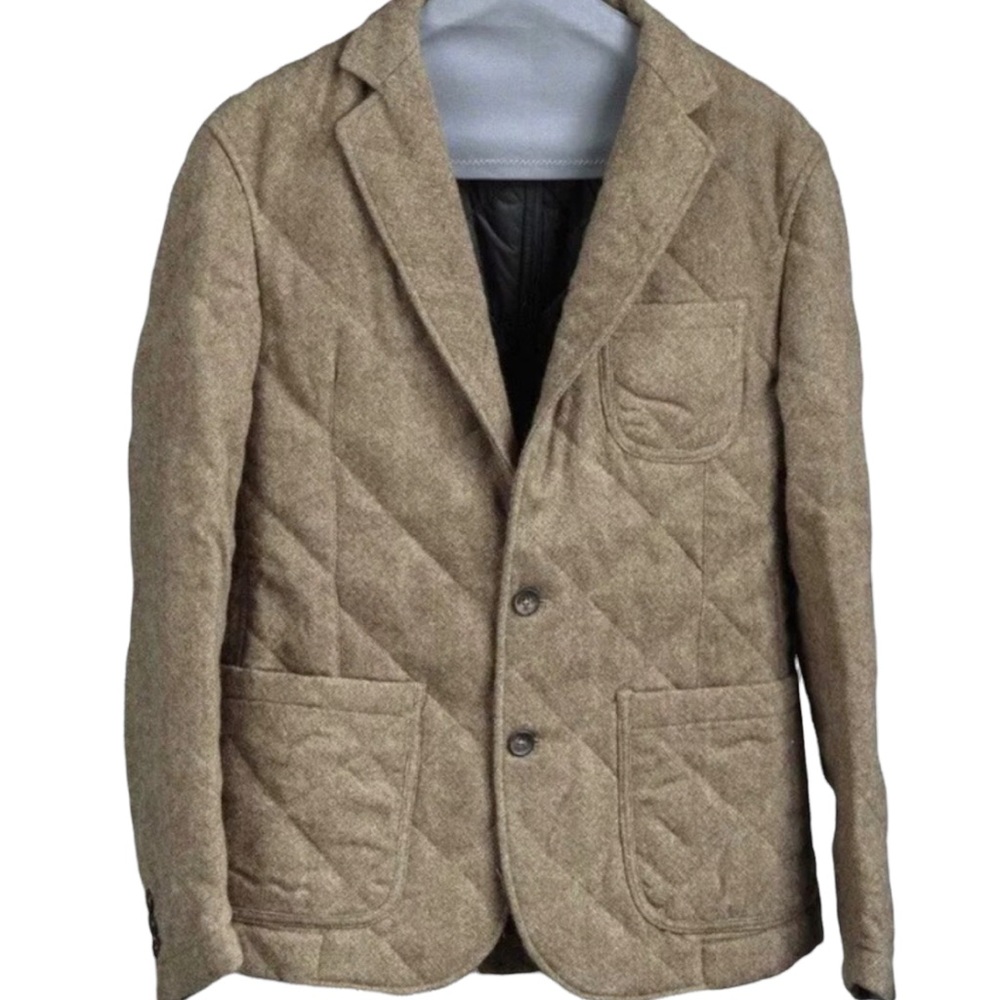 Mother Freedom Melville Quilted Wool Jacket Sz 46